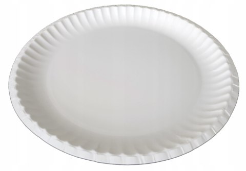 Talerz jednorazowy papierowy biały okrągły deserowy EKO talerze 15cm 100szt Talerz jednorazowy papierowy biały okrągły deserowy EKO talerze 15cm 100szt