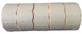 Taśma do metkownicy dwurzędowej 26x16mm metki pomarańczowe faliste 5 szt.