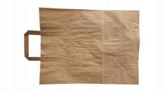 Torba papierowa 32x16x42 cm brązowa 250szt z uchem