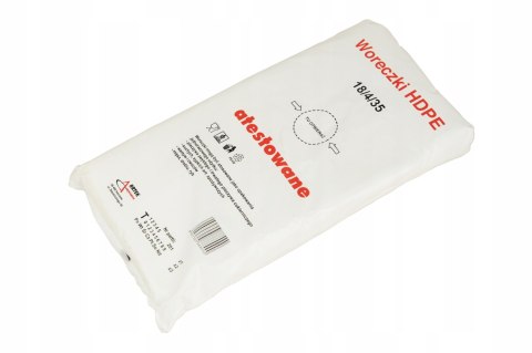 Woreczki foliowe torebki śniadaniowe HDPE 18x4x35 ARTEK grube mocne atest Woreczki foliowe torebki śniadaniowe HDPE 18x4x35 ARTEK grube mocne atest