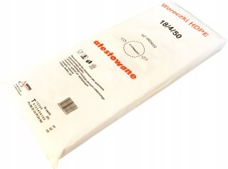 Woreczki foliowe torebki śniadaniowe HDPE 18/4/50 ARTEK grube mocne atest