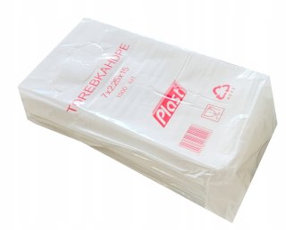 Woreczki foliowe torebki śniadaniowe HDPE 7x2x15 1000szt