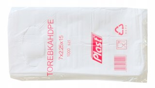 Woreczki foliowe torebki śniadaniowe HDPE 7x2x15 1000szt