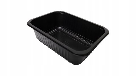 Pojemnik PP czarny do sałatek surówek dań gorących 1000ml z wieczkiem 40szt Pojemnik PP czarny do sałatek surówek dań gorących 1000ml z wieczkiem 40szt