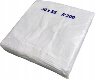 Reklamówki HDPE zrywki jednorazowe białe torby 30x55cm 200 szt mocne 6kg