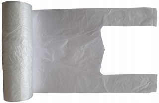 Reklamówki HDPE zrywki na rolce 22x42cm 100 szt