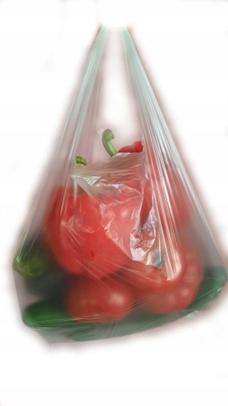 Reklamówki HDPE zrywki na rolce 22x42cm 100 szt