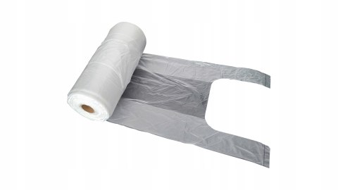 Reklamówki jednorazowe torebki HDPE zrywki na rolce 22x42cm 350 szt Reklamówki jednorazowe torebki HDPE zrywki na rolce 22x42cm 350 szt