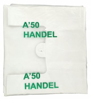 Reklamówki torby foliowe LDPE zrywki 30x55 grube 45mikr. do 10kg 50szt