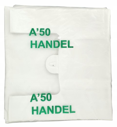 Reklamówki torby foliowe LDPE zrywki 30x55 grube 45mikr. do 10kg 50szt Reklamówki torby foliowe LDPE zrywki 30x55 grube 45mikr. do 10kg 50szt