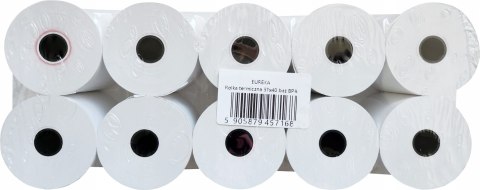 Rolki termiczne do kas drukarek fiskalnych terminala 57x40 10szt. papier Rolki termiczne do kas drukarek fiskalnych terminala 57x40 10szt. papier