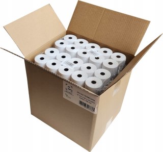 Rolki termiczne do kas fiskalnych drukarek terminala 57x40m 100szt. papier