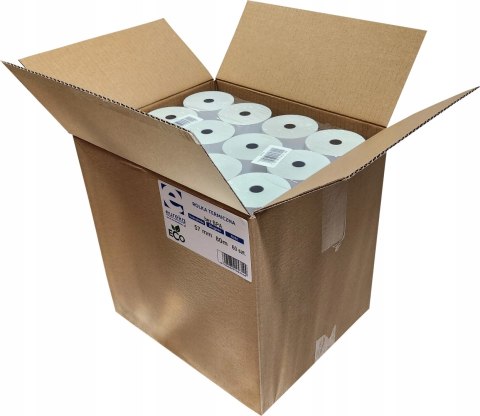 Rolki termiczne do kas i drukarek fiskalnych 57x80 60szt rolka papier Rolki termiczne do kas i drukarek fiskalnych 57x80 60szt rolka papier