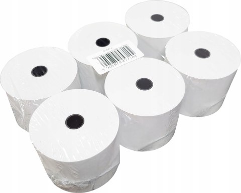 Rolki termiczne do kas i drukarek fiskalnych 57x80 60szt rolka papier Rolki termiczne do kas i drukarek fiskalnych 57x80 60szt rolka papier