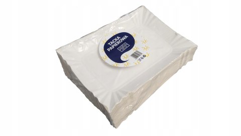 Tacki gastronomiczne papierowe jednorazowe 14x20 cm 100szt grill frytki Tacki gastronomiczne papierowe jednorazowe 14x20 cm 100szt grill frytki