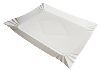 Tacki gastronomiczne papierowe jednorazowe 20x25 cm 250szt grill frytki