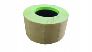 Taśma do metkownicy dwurzędowej 26x16mm metki zielona 5 szt. ceny