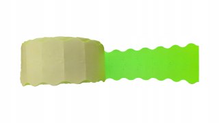 Taśma do metkownicy jednorzędowej 26x12mm metki zielone faliste 5 szt. ceny