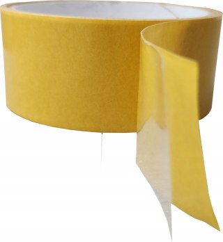 Taśma klejąca dwustronna 48mm/10m mocna przezroczysta