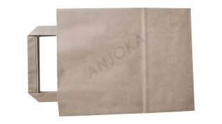 Torba papierowa 18x8,5x23 cm brązowa 50szt z uchem
