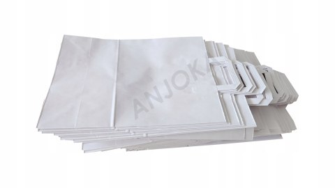 Torba papierowa 32x16x42 biała 250szt z uchem Torba papierowa 32x16x42 biała 250szt z uchem