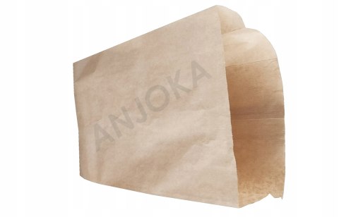 Torebki papierowe fałdowe 12×5x21 cm 1000szt brązowe śniadaniowe Torebki papierowe fałdowe 12×5x21 cm 1000szt brązowe śniadaniowe