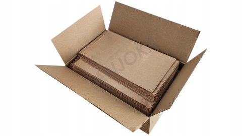 Torebki papierowe fałdowe 12×5x21 cm 1000szt brązowe śniadaniowe Torebki papierowe fałdowe 12×5x21 cm 1000szt brązowe śniadaniowe