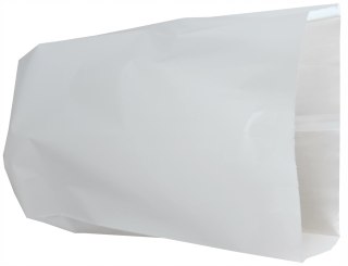 Torebki papierowe fałdowe 15×6x29 cm 1000szt białe śniadaniowe