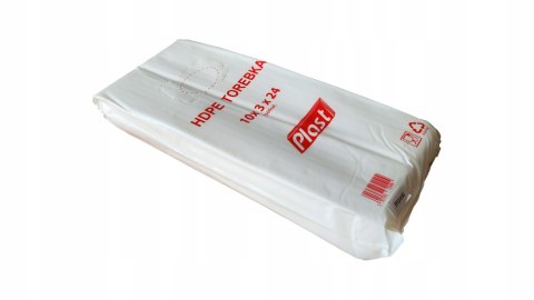 Woreczki foliowe torebki śniadaniowe HDPE 10x3x24 1000szt Woreczki foliowe torebki śniadaniowe HDPE 10x3x24 1000szt