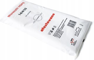 Woreczki foliowe torebki śniadaniowe HDPE 14/4/35 grube mocne atest