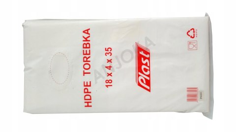 Woreczki foliowe torebki śniadaniowe HDPE 18x35 800szt Woreczki foliowe torebki śniadaniowe HDPE 18x35 800szt