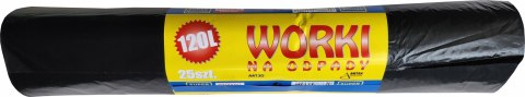 Worki na śmieci super mocne 120L x 25 sztuk Artek na odpady Worki na śmieci super mocne 120L x 25 sztuk Artek na odpady