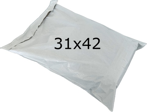 Foliopaki kurierskie koperty 31x42cm białe 50 sztuk foliopak