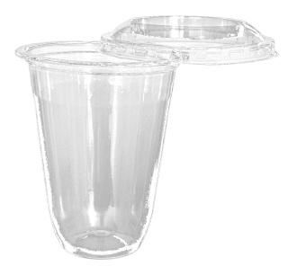 Pojemnik PET do deserów lodów pucharek z wieczkiem 250ml okrągły 50szt