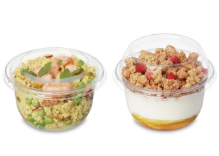 Pojemnik PET do deserów lodów pucharek z wieczkiem mały 200ml okrągły 50szt