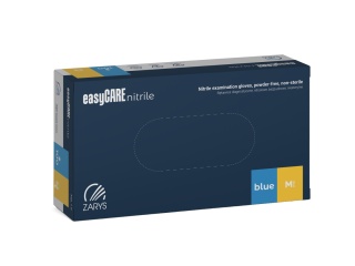 Rękawiczki jednorazowe Zarys easyCARE nitrile M niebieskie 100 szt rękawice