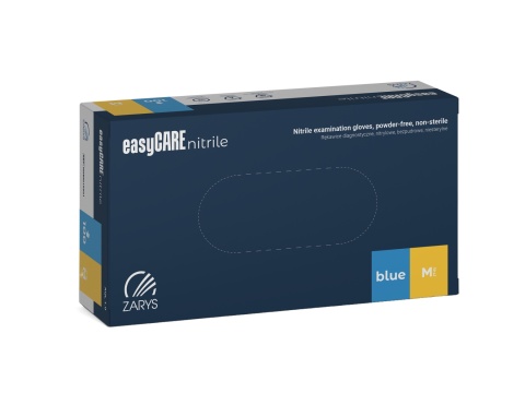 Rękawiczki jednorazowe Zarys easyCARE nitrile M niebieskie 100 szt rękawice Rękawiczki jednorazowe Zarys easyCARE nitrile M niebieskie 100 szt rękawice