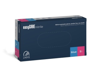 Rękawiczki jednorazowe nitrylowe Zarys easyCARE S niebieskie 100 szt