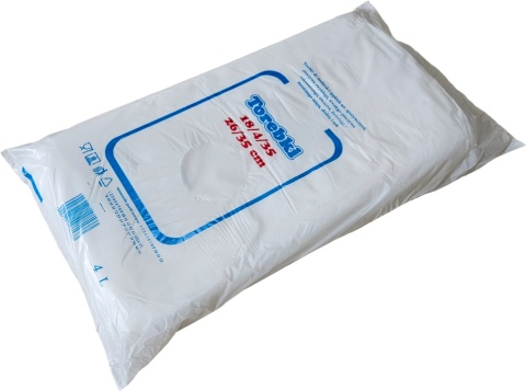 Woreczki foliowe torebki śniadaniowe HDPE 18/4/35 grube mocne atest